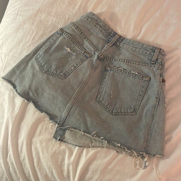 COPY - Agolde criss cross denim skirt size 25 - Picture 3 of 3